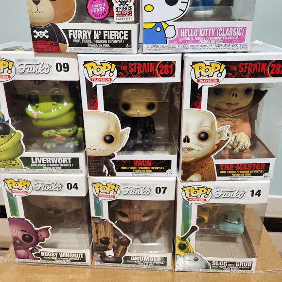 Funko Pop Figures Set Of Eight - 4 Monsters, 2 Television, 1 Furry N Fierce... - Picture 3 of 5